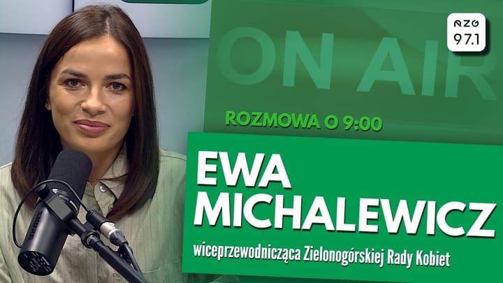 Rozmowa w Radiu Zielona Góra o Zielonogórskiej Radzie Kobiet